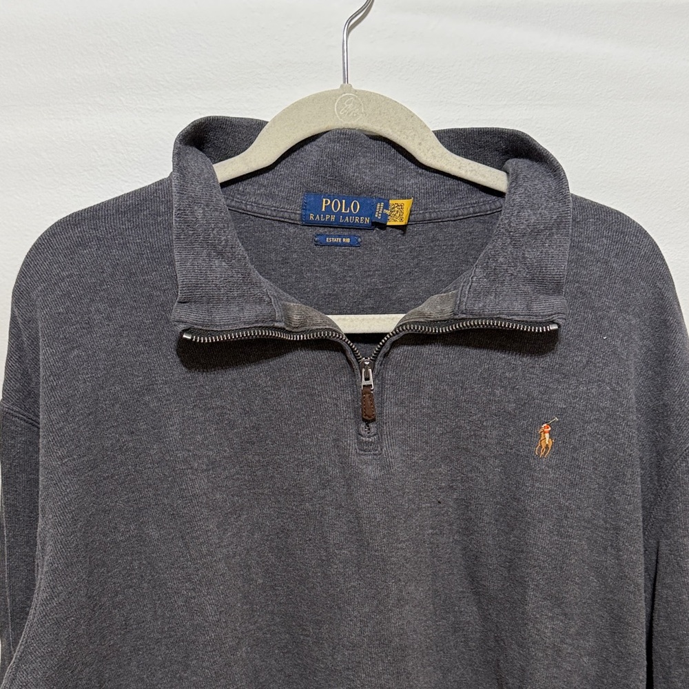 Polo Ralph Lauren Gray Quarter-Zip Pullover